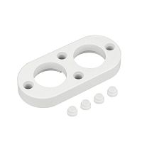050426 Крепление ARL-WAVE-1815-S-2-KIT White комплект метал. бел. Arlight 
