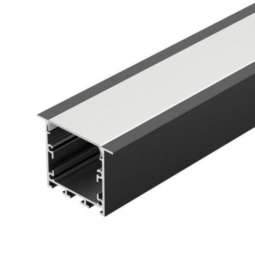 057040 Профиль LINIA49-F-M-2000 BLACK L2000 алюм. Arlight 