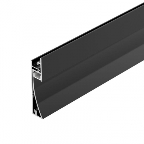 045286 Профиль PLINTUS-H58-F-2000 BLACK L2000 алюм. Arlight 