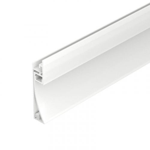 045297 Профиль PLINTUS-H58-F-2000 WHITE L2000 алюм. Arlight 