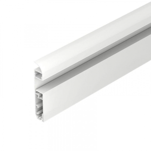 045452 Профиль PLINTUS-H80-2000 WHITE L2000 алюм. Arlight 