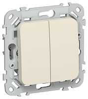 FI-V15-0-10-1-K86 Выключатель жалюзи СП FLITE ВЖ52-2-0-ФлСл 10А механизм сливочный IEK 