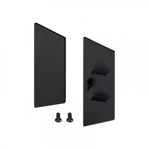 052361 Заглушка WALL-2575 BLACK глухая металл (комплект) Arlight 