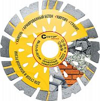 68-934 Диск отрезной алмазный сегментный универс. ПРОФИ ПЛЮС/Profi Plus 125х2.3х12х22.2мм Cutop 