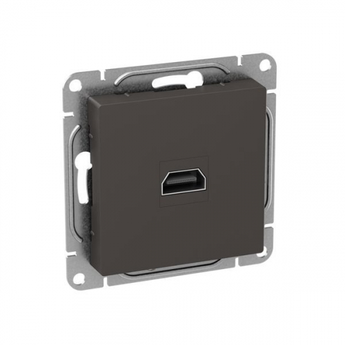 UP1-SOM-HDMI Розетка СП Эпика HDMI механизм мокко EKF  фото 3