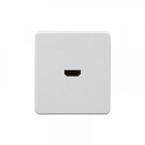 KR-78-0730-1 Розетка СП ROUND HDMI IP20 перламутр Kranz 