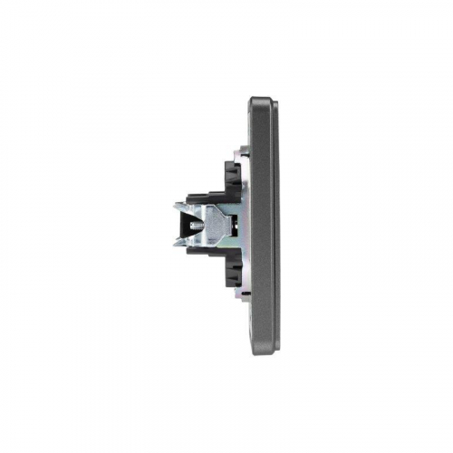 KR-78-0730-2 Розетка СП ROUND HDMI IP20 титан Kranz  фото 4