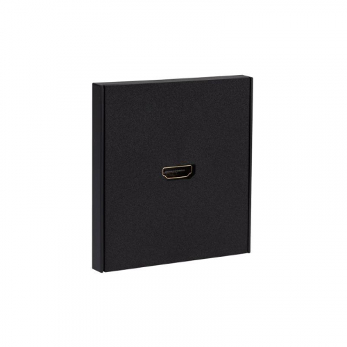 KR-78-0730-5 Розетка СП STRONG HDMI IP20 антрацит Kranz  фото 5