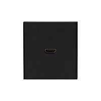 KR-78-0730-5 Розетка СП STRONG HDMI IP20 антрацит Kranz 