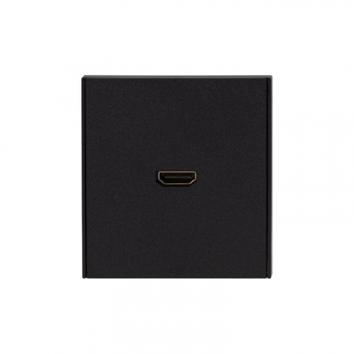 KR-78-0730-5 Розетка СП STRONG HDMI IP20 антрацит Kranz 