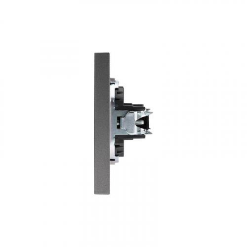 KR-78-0730-6 Розетка СП STRONG HDMI IP20 графит Kranz  фото 2