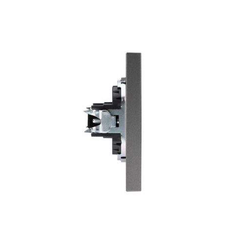 KR-78-0730-6 Розетка СП STRONG HDMI IP20 графит Kranz  фото 4