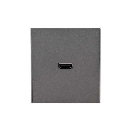 KR-78-0730-6 Розетка СП STRONG HDMI IP20 графит Kranz 