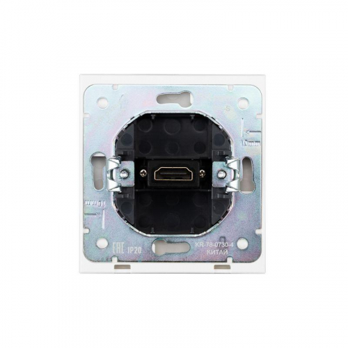 KR-78-0730-4 Розетка СП STRONG HDMI IP20 жемчуж. Kranz  фото 3