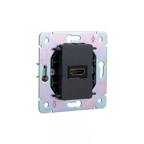 KR-78-0730-4 Розетка СП STRONG HDMI IP20 жемчуж. Kranz  фото 6