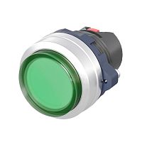 M22P-CMLGA Головка кнопки выпуклая прозрачная без фиксации алюм. зел. DKC 