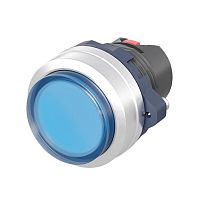 M22P-CMLBA Головка кнопки выпуклая прозрачная без фиксации алюм. син. DKC 