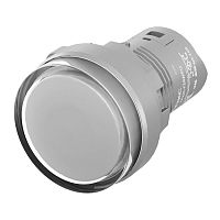 M22L-F24WPU Лампа сигнальная со встроенным диодом 9-24В зажим Push-In бел. DKC 