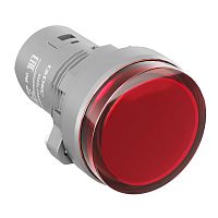 M22L-F220RPU Лампа сигнальная со встроенным диодом 220В зажим Push-In красн. DKC 