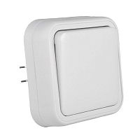 BT2-SWW-11 Выключатель проходной 1-кл. СП Бронто 10А IP55 автоматические клеммы бел. EKF 