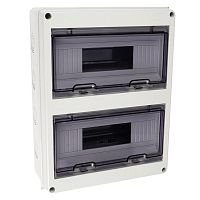 5072145 Бокс модульный накладной PDB/W 4024 GR (ЩРН-ПГ-24) IP65 пластик. Pro JazzWay 