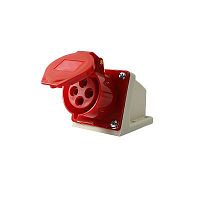 5072657 Розетка стационарная ОП PPC 114 16А 4п 3Р+РЕ 380В IP44 Pro JazzWay 