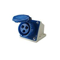 5072695 Розетка стационарная ОП PPC 123 32А 3п 2Р+РЕ 220В IP44 Pro JazzWay 