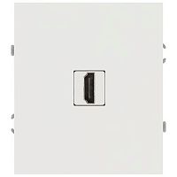 Б0070511 Розетка HDMI СП Arktik 16А IP20 250В бел. матов. Эра 