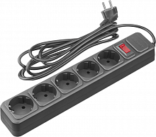 Фильтр сетевой 5х3м 10А IP20 90 836 OSP-1-05-300-ESC-3х0.75-BL черн. ОНЛАЙТ 90836