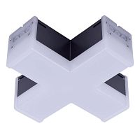 UL-00013262 Светильник светодиодный X-образный ULO-N11X-12W/6500К IP40 BLACK (6500К) 2000лм алюм. TM черн. Uniel 