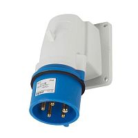 057586 Разъем 16А 250В 3P+N+E IP44 вил. стац. Leg 