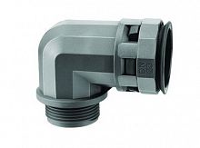 PAN12M16N Переходник 90град. труба-коробка DN 12мм М16х1.5 полиамид черн. IP66 DKC 