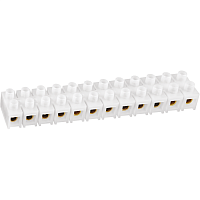 71008 Колодка клеммная 10х35кв.мм 12 пар NTB-HPE-S12-80/WH квадратн. полиэтилен бел. NAVIGATOR 