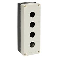 cpb-104-w Корпус КП104 4 кнопки бел. EKF 