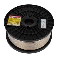 09-5240 Трос стальной в ПВХ изоляции d4.0мм (уп.100м) Rexant 