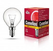 8969 Лампа накаливания MIC D CL 40Вт E14 Camelion 9869