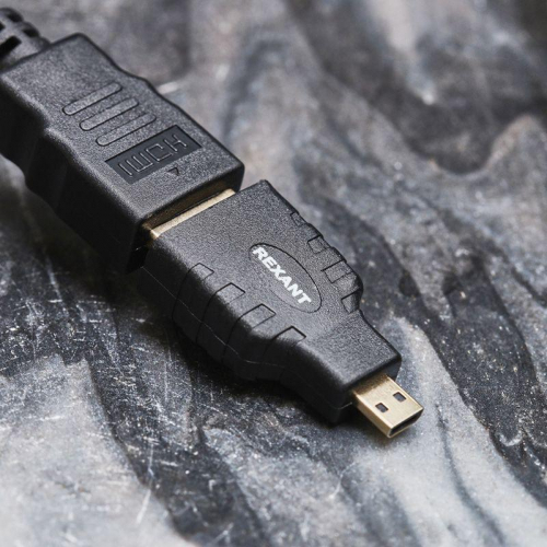17-6815 Переходник HDMI-Micro HDMI Rexant  фото 4