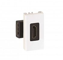 K129B-14 Плата 1-м с разъемом HDMI 22.5х45мм Simon Connect графит 