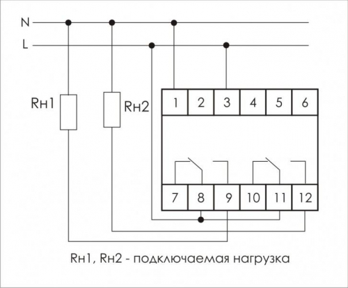 EA02.001.006 Реле времени PCR-515 2х8А 230В 2перекл. IP20 задержка включ. монтаж на DIN-рейке F&F  фото 2