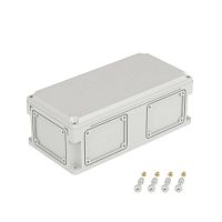 542210 Корпус 400х200х146мм IP67 с непрозр. крышкой 21мм с фланцами пластик. DKC 