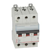 407864 Выключатель автоматический модульный 3п C 50А 10кА DX3 6000 3мод. 400В Leg 