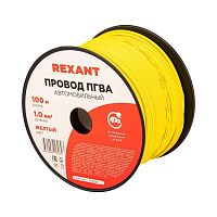 01-6522 Провод ПГВА 1 Ж бухта (м) Rexant   