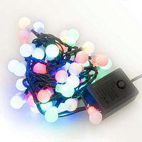 4610003324957 Гирлянда "Цветные шарики" LDBL048M-10-C 48 светодиод. контроллер 2.4м разноцв. SHLights 