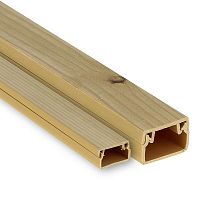 kk-12-12w Кабель-канал 12х12 L2000 пластик Plast PROxima свет. дерево EKF 