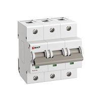 mcb47125-3-100D Выключатель автоматический модульный 3п D 100А 15кА ВА 47-125 PROxima EKF 