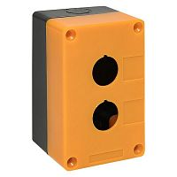 cpb-102-o Корпус КП102 2 кнопки пластик. желт. EKF 