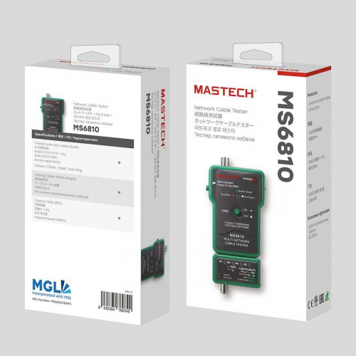 13-1222 Тестер с генератором сигнала MS6810 Mastech  фото 5