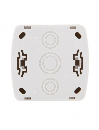 711-0200-139 Розетка компьютерная ОП Demet RJ45 бел. LEZARD  фото 2