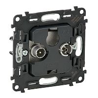 753053 Розетка телевизионная TV/R 2-м Valena In'matic 5-862МГц без фильтра механизм Leg 