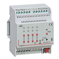 002691 Активатор 4-канальный KNX DIN 4мод. 6А для приводов жалюзи/рольставень Leg 